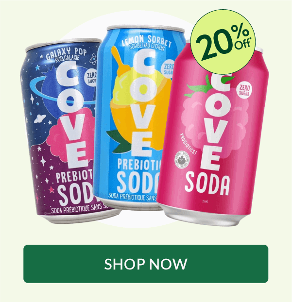 Cove Prebiotic Sodas / 20% Off