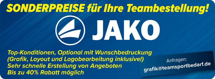 ERIMA / JAKO - Bis zu 50% auf den UVP !