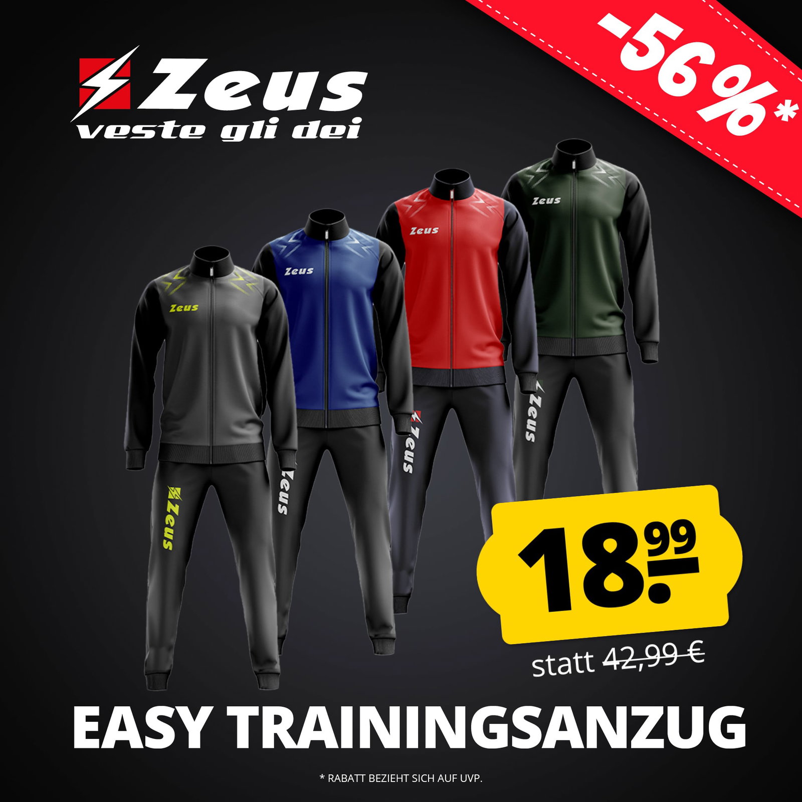 Zeus Tuta Easy Trainingsanzug 