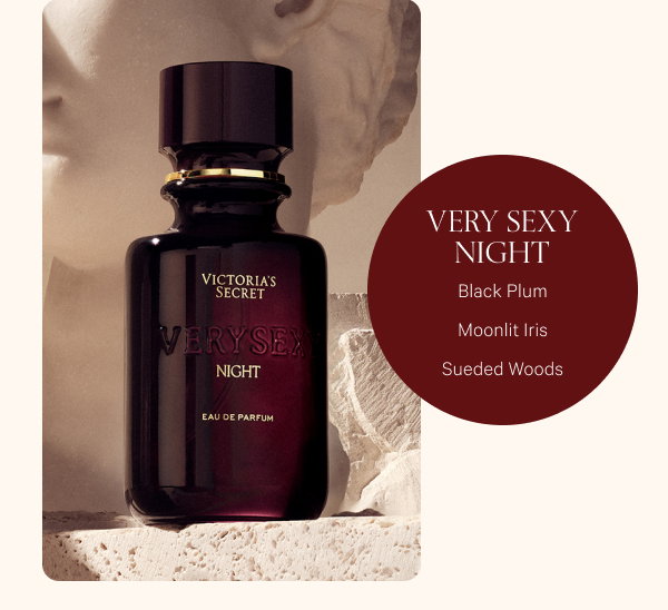 Very Sexy Night Black Plum Moonlit Iris Sueded Woods