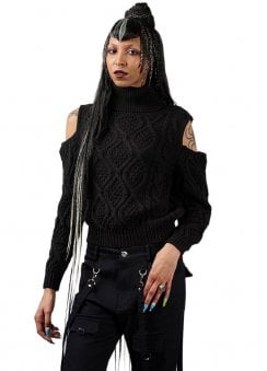 Cozy Riot Cold Shoulder Jumper