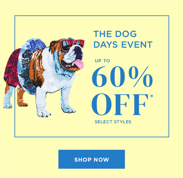 Dog Days shop now 