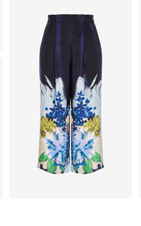 Shop the Shania Dahlia Print Wide Leg Pant