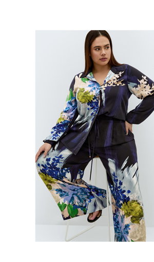 Shop the Penelope Dahlia Print Shirt