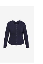 Shop the Cassia Button Through Rib To