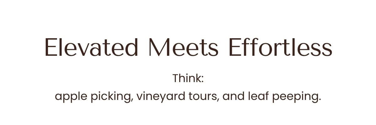 Elevated Meets Effortless