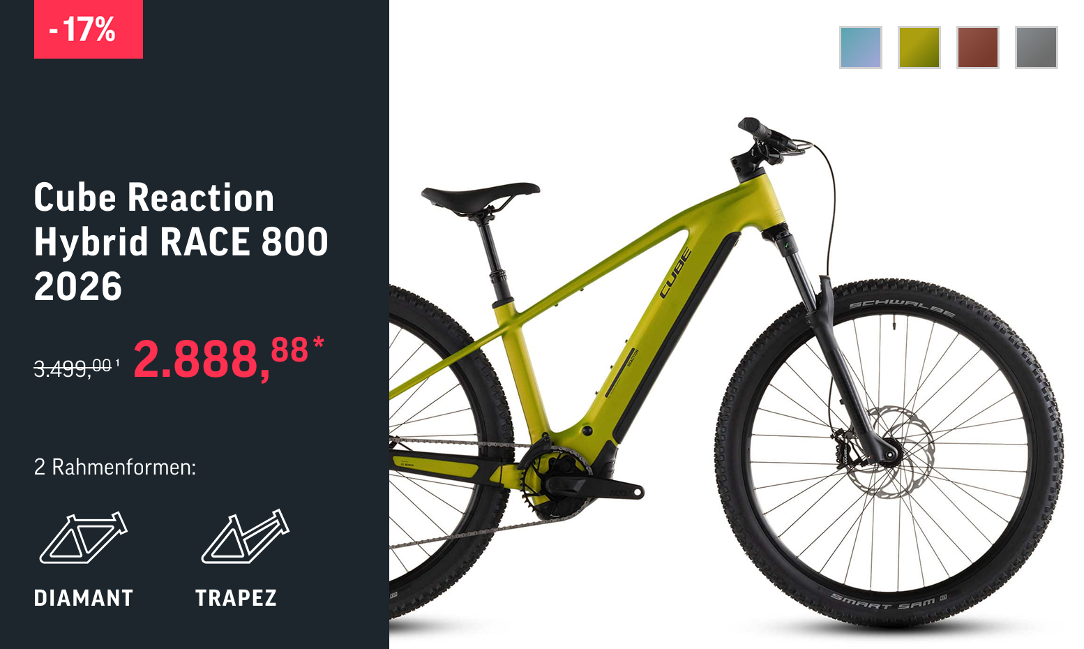 Cube Reaction Hybrid RACE 800 2026