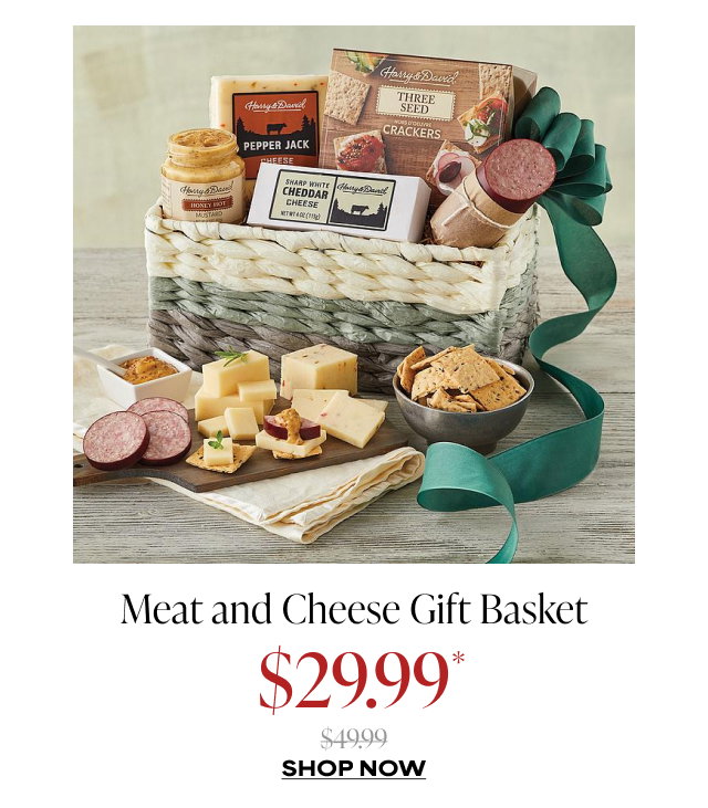 Meat and Cheese Gift Basket 