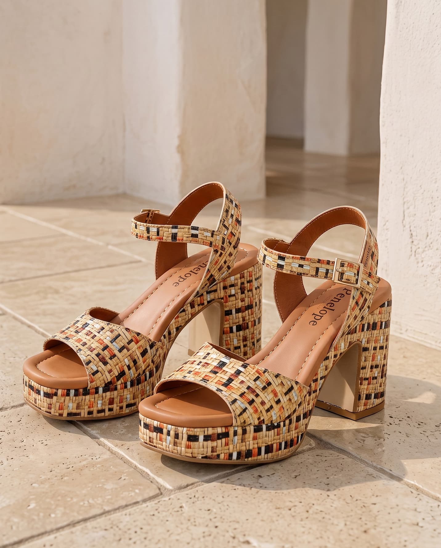 Sandalias con plataforma Penelope 6459