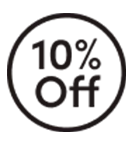 10% off for members