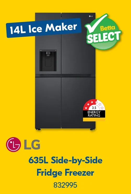 LG 635L Side-by-Side Fridge Freezer