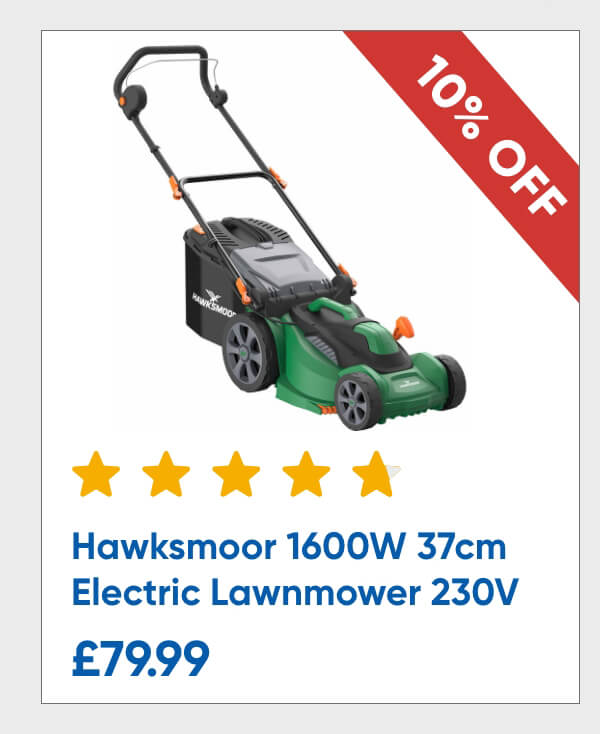 Hawksmoor 1600W 37cm Electric Lawnmower 230V