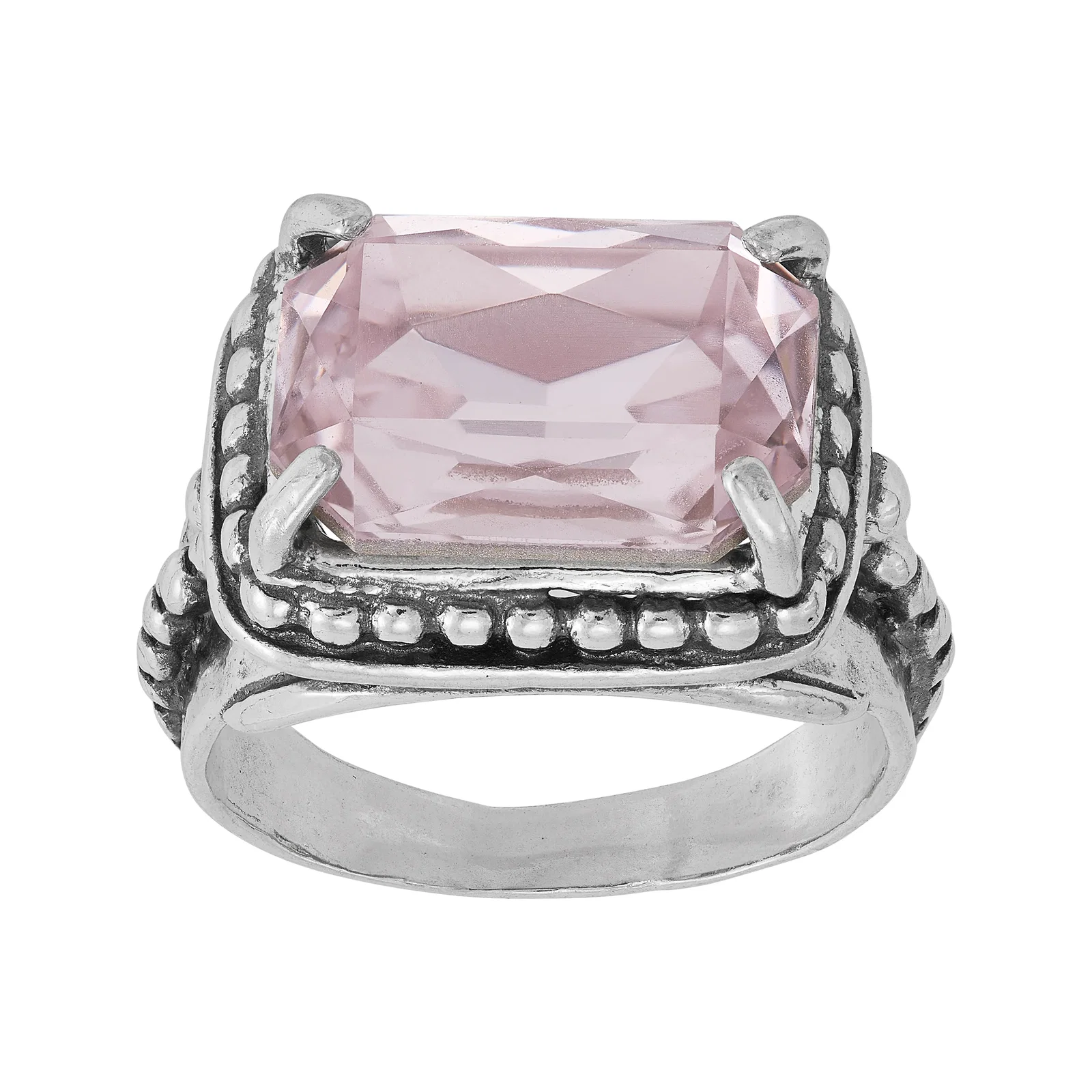 Rosiness Ring, Pink Crystal