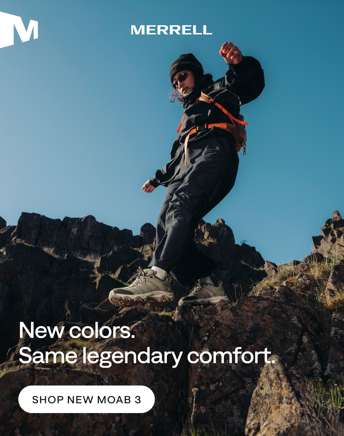 MERRELL. New colors. Same legendary comfort. Shop New Moab 3