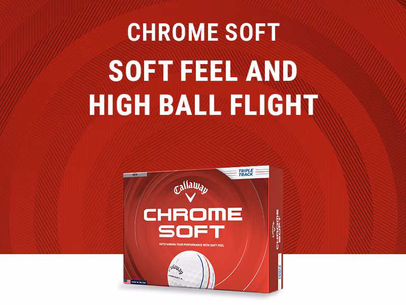 Chrome Soft Golf Balls