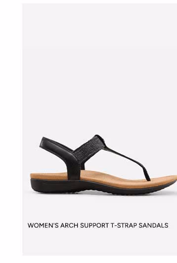 Womens Arch Support Strap Sandal