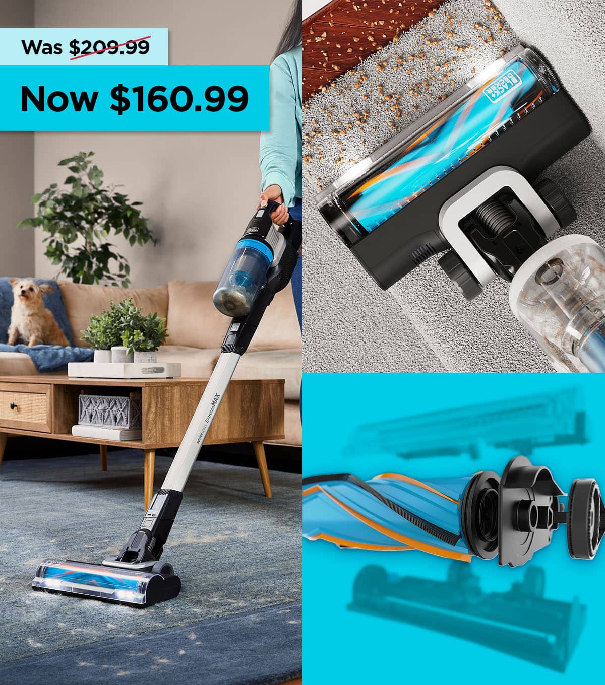20V MAX* POWERSERIES+ Extreme™ Cordless Stick Vacuum