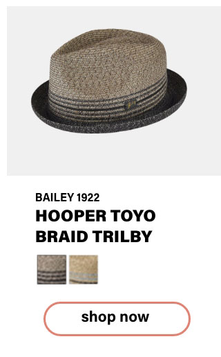 Hooper Toyo Braid Trilby by Bailey 1922 