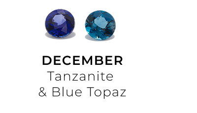 December: Tanzanite & Blue Topaz