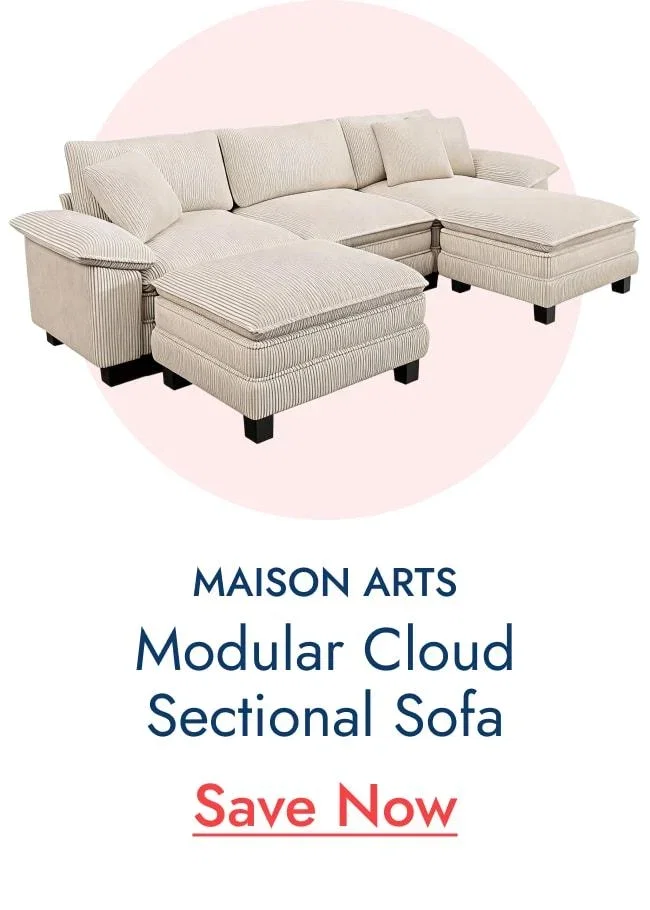 MAISON ARTS Modular Cloud Sectional Sofa