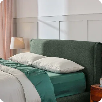 Shop Veya Cloud Bed Frame - Evergreen