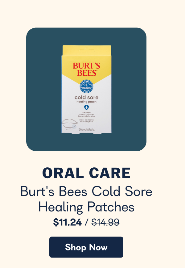Burt's Bees Cold Sore Healing Patches
