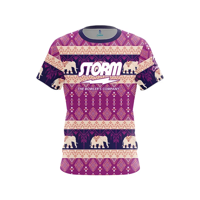 Image of Elefante es Grande CoolWick Bowling Jersey - Storm Bowling