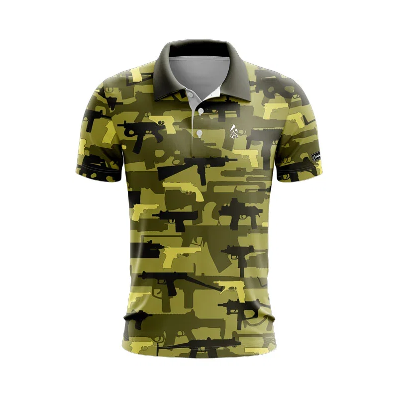 Image of CoolWick Tactical Camo Everyday Button Polo