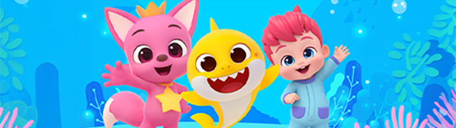 Come meet Baby Shark, Pinkfong and Bebe Finn!