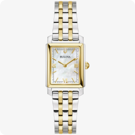 Bulova Ladies Gold Tone Stainless Steel Sutton Watch 98L308