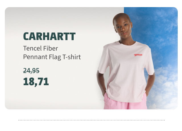 Carhartt  Tencel Fiber Pennant Flag T-shirt Dames