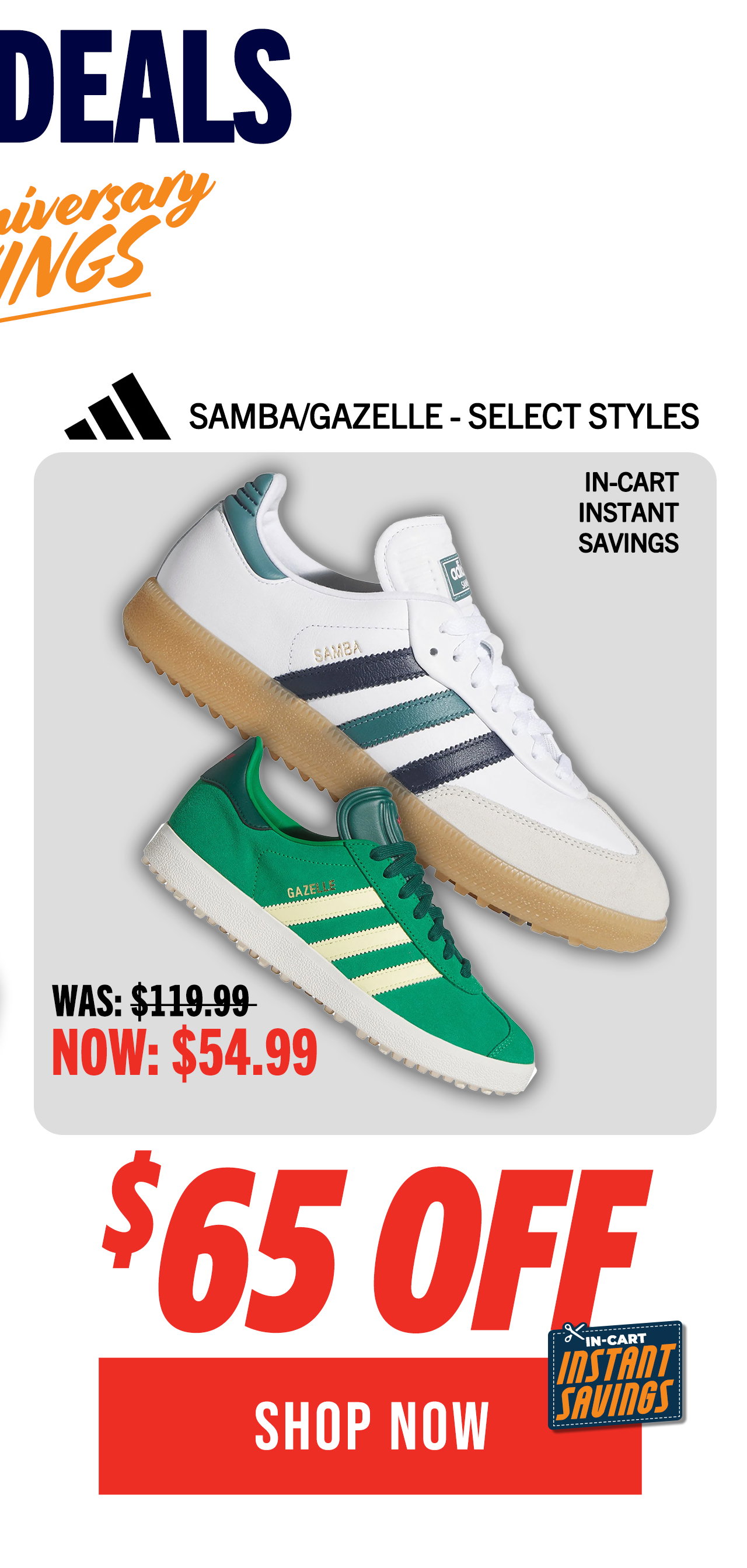 adidas Men's Samba + Gazelle | ON SALE