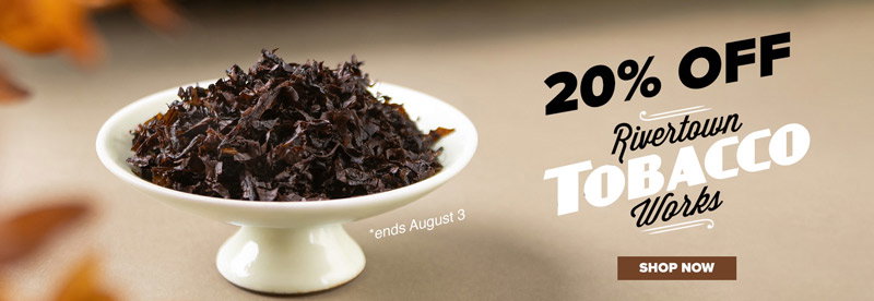 20% off Rivertown Tobacco Works