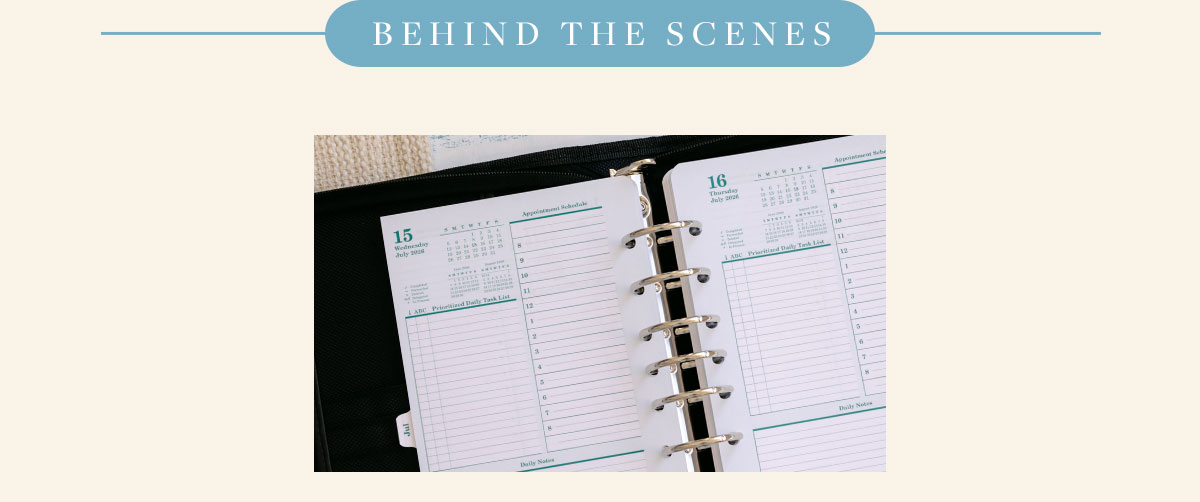 Behind The Scenes.