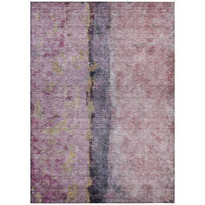 Tor Machine Washable Rug in blush pink