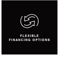 Flexible Financing options 