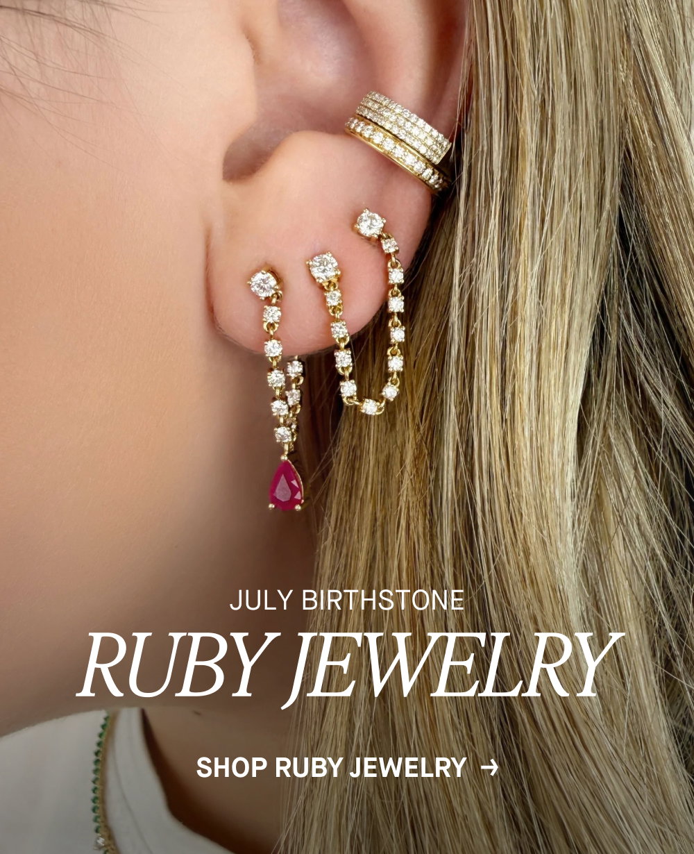SHOP RUBY JEWELRY  →