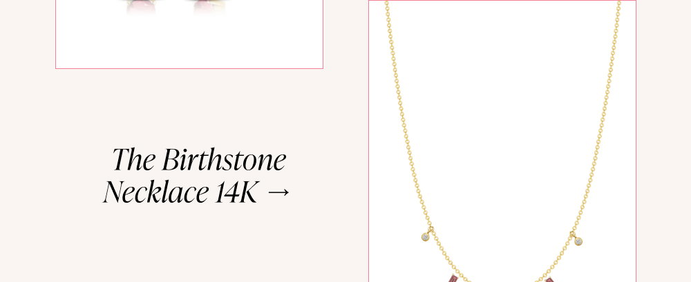 The Birthstone Necklace 14k →