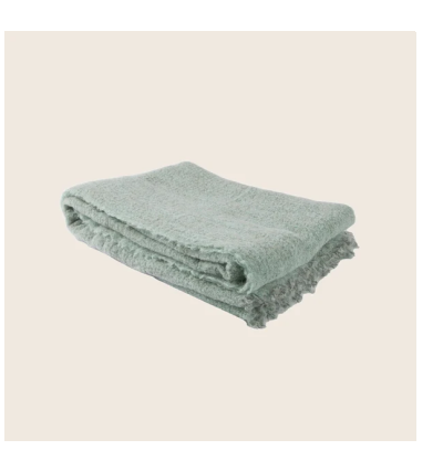 Society Limonta Ted Alpaca Throw - Anis