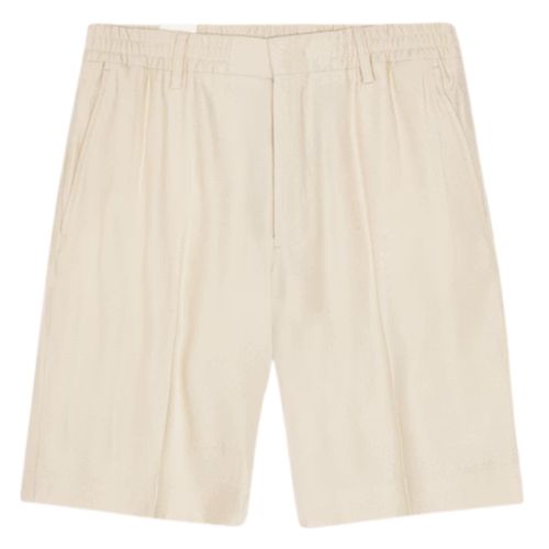 NN07 Billie Linen Blend Shorts - Ecru