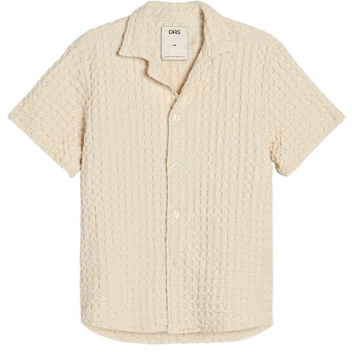 OAS Company Cuba Waffle Shirt - Ecru