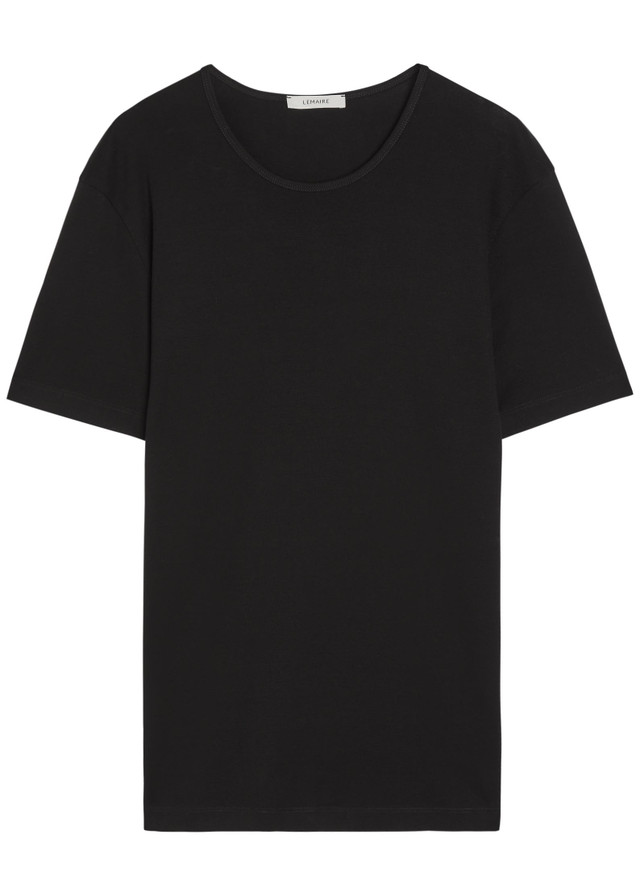 LEMAIRE Wide-neck cotton T-shirt