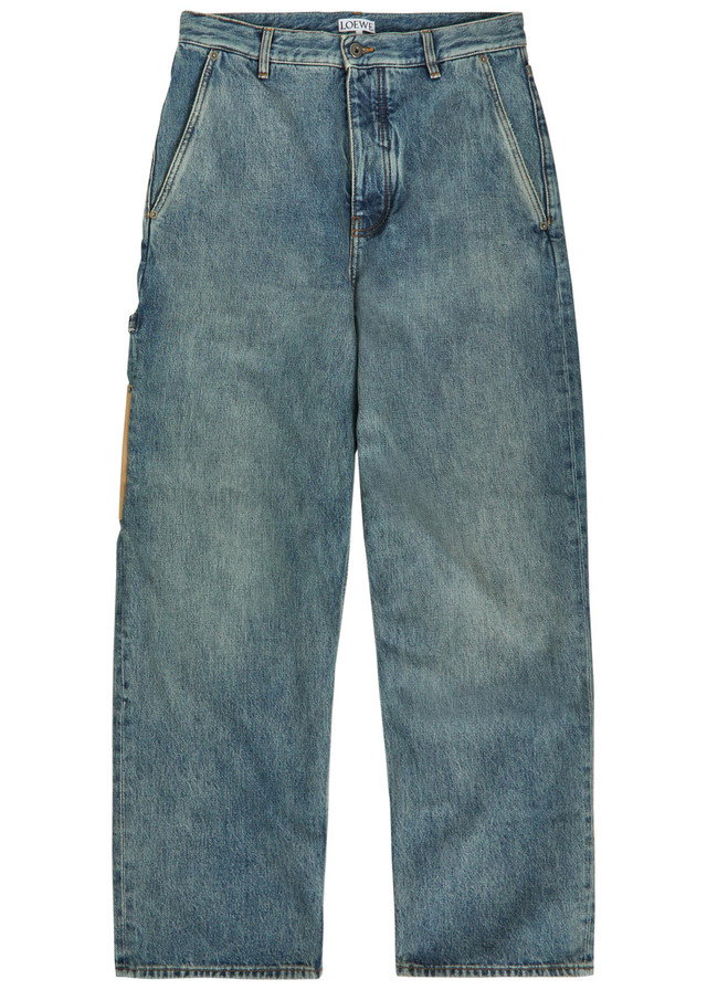 LOEWE Panelled straight-leg jeans