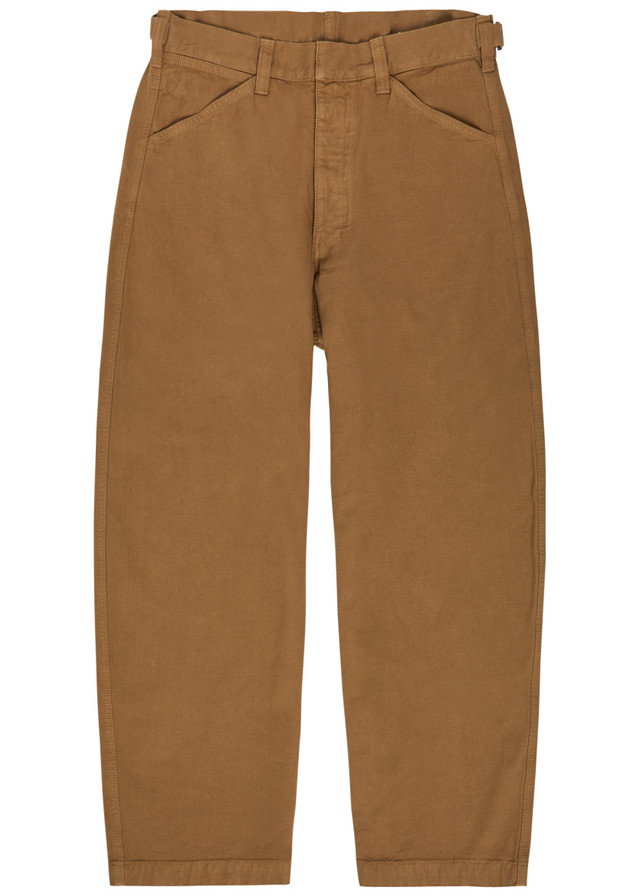 LEMAIRE Oversized cotton-twill trousers