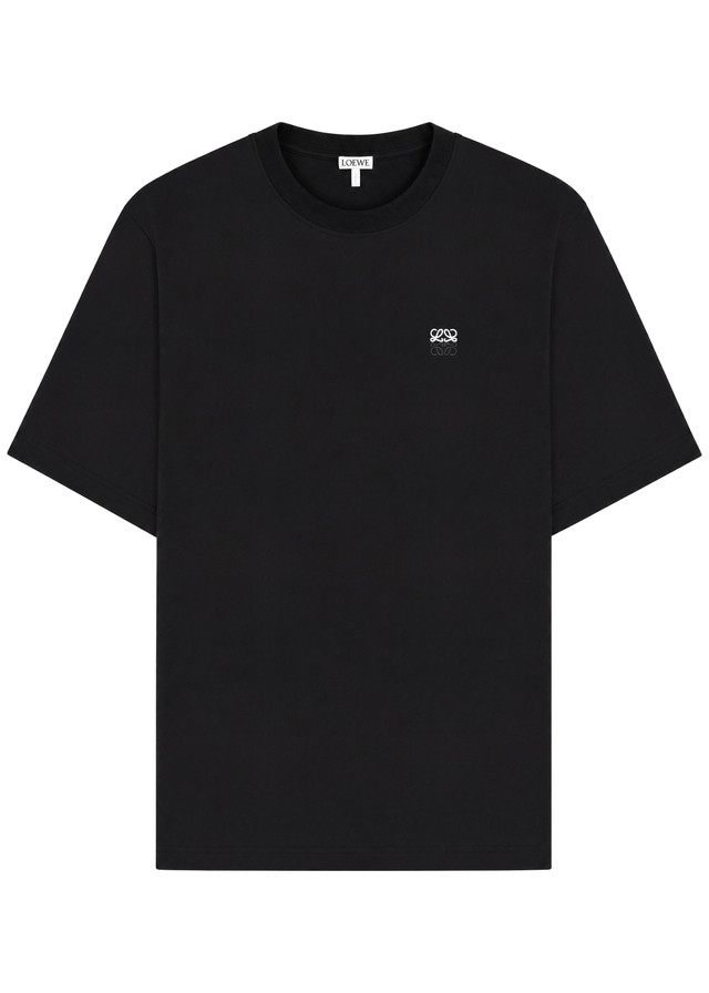 LOEWE Logo-embroidered cotton T-shirt