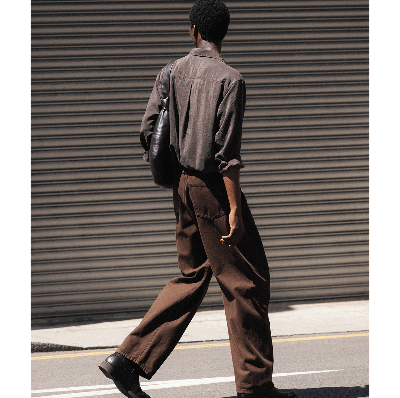 Brown shirt and trousers