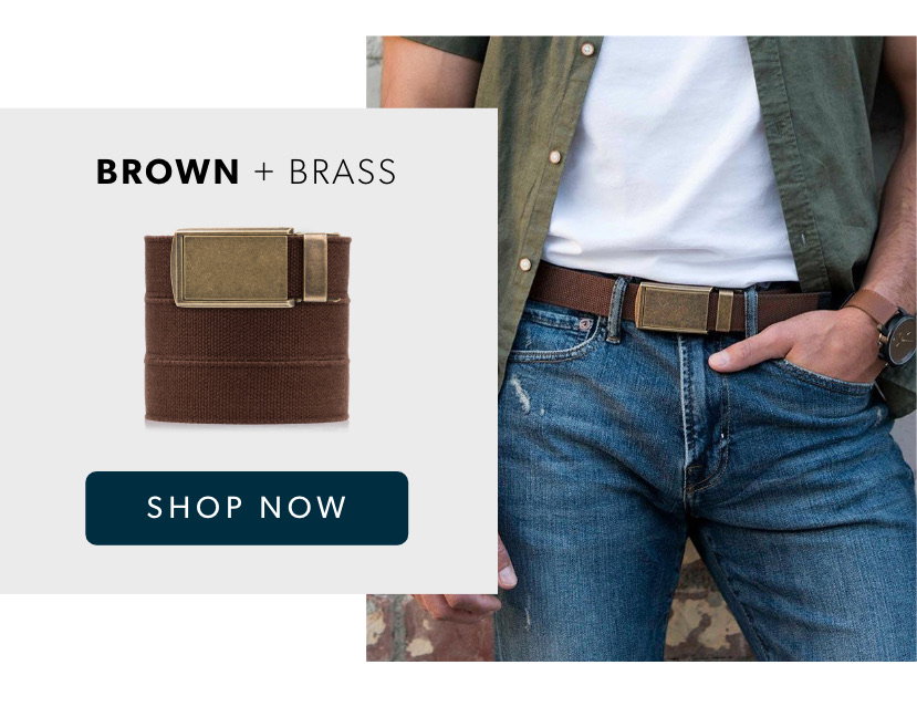 Grey Canvas Belt and Silver Buckle