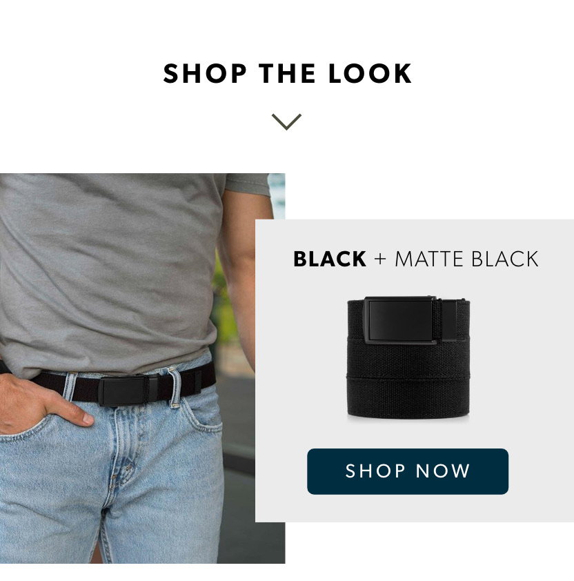 Grey Canvas Belt and Silver Buckle
