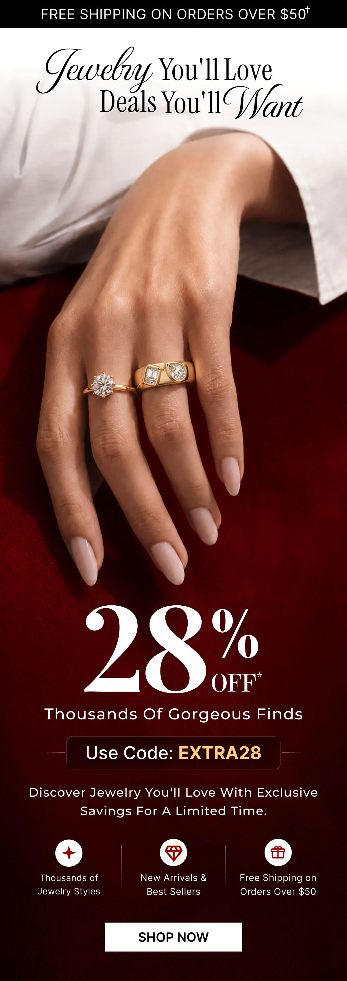 Thousands of Gorgeous Finds: 28% OFF