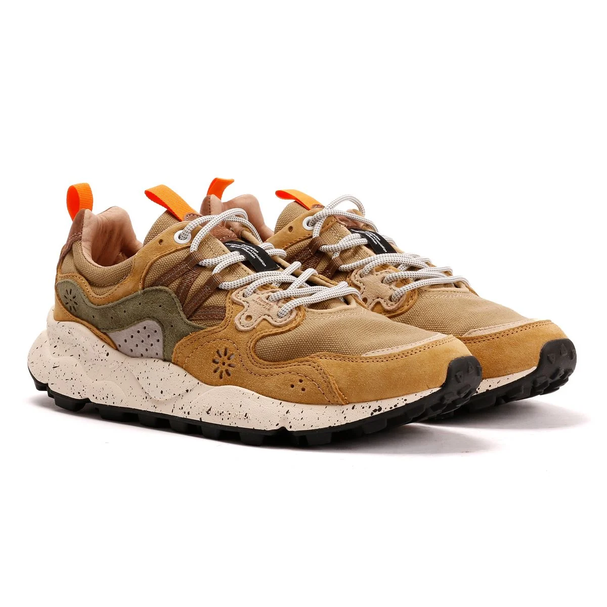 Image of Flower Mountain Yamano 3 Men's Khaki/Green Trainers